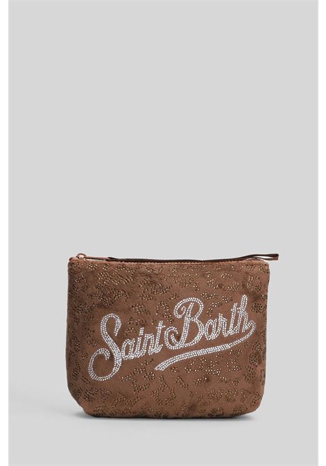 Pochette con strass SAINT BARTH | ALI0032 ALINE STRASS00274ILEOPARD 1918 STRASS